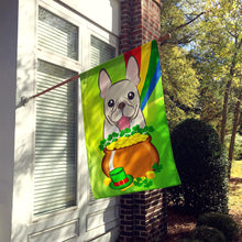 Load image into Gallery viewer, French Bulldog St. Patrick's Day Flag Canvas House Size BB1982CHF