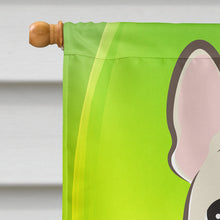 Load image into Gallery viewer, French Bulldog St. Patrick's Day Flag Canvas House Size BB1982CHF