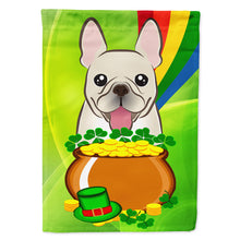 Load image into Gallery viewer, French Bulldog St. Patrick's Day Flag Canvas House Size BB1982CHF