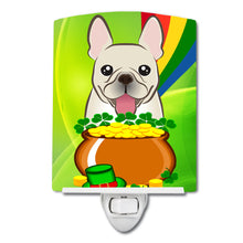 Load image into Gallery viewer, French Bulldog St. Patrick's Day Ceramic Night Light BB1982CNL