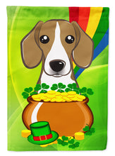 Load image into Gallery viewer, Beagle St. Patrick's Day Flag Canvas House Size BB1983CHF