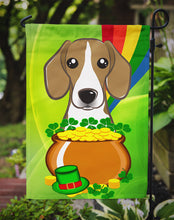 Load image into Gallery viewer, Beagle St. Patrick's Day Garden Flag – Decorative Outdoor Yard Flag BB1983GF