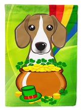 Load image into Gallery viewer, Beagle St. Patrick's Day Garden Flag – Decorative Outdoor Yard Flag BB1983GF