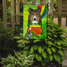 Load image into Gallery viewer, Sheltie St. Patrick's Day Garden Flag – Decorative Outdoor Yard Flag BB1986GF