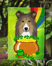 Load image into Gallery viewer, Sheltie St. Patrick's Day Garden Flag – Decorative Outdoor Yard Flag BB1986GF