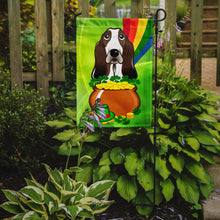 Load image into Gallery viewer, Basset Hound St. Patrick's Day Garden Flag – Decorative Outdoor Yard Flag BB1987GF