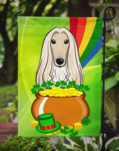 Load image into Gallery viewer, Afghan Hound St. Patrick's Day Garden Flag – Decorative Outdoor Yard Flag BB1988GF