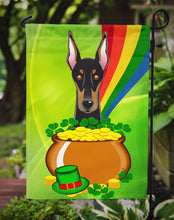 Load image into Gallery viewer, Doberman St. Patrick's Day Garden Flag – Decorative Outdoor Yard Flag BB1989GF