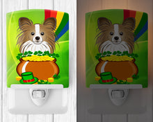 Load image into Gallery viewer, Papillon St. Patrick's Day Ceramic Night Light BB1992CNL
