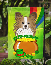 Load image into Gallery viewer, Papillon St. Patrick's Day Garden Flag – Decorative Outdoor Yard Flag BB1992GF