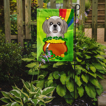 Load image into Gallery viewer, Gray Silver Shih Tzu St. Patrick's Day Garden Flag – Decorative Outdoor Yard Flag BB1994GF