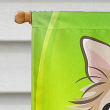 Load image into Gallery viewer, Chihuahua St. Patrick's Day Flag Canvas House Size BB1995CHF