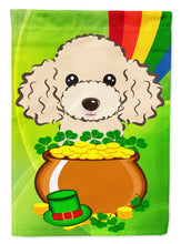 Load image into Gallery viewer, Buff Poodle St. Patrick's Day Garden Flag – Decorative Outdoor Yard Flag BB2002GF