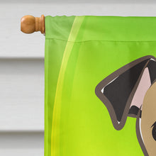 Load image into Gallery viewer, Jack Russell Terrier St. Patrick's Day Flag Canvas House Size BB2005CHF