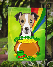 Load image into Gallery viewer, Jack Russell Terrier St. Patrick's Day Garden Flag – Decorative Outdoor Yard Flag BB2005GF