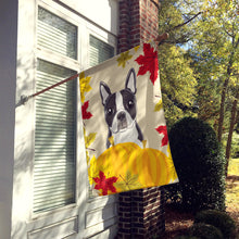 Load image into Gallery viewer, Boston Terrier Thanksgiving Flag Canvas House Size BB2009CHF
