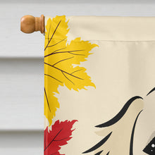 Load image into Gallery viewer, Golden Retriever Thanksgiving Flag Canvas House Size BB2011CHF