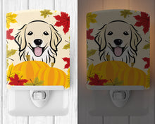 Load image into Gallery viewer, Golden Retriever Thanksgiving Ceramic Night Light BB2011CNL