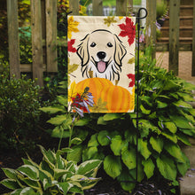 Load image into Gallery viewer, Golden Retriever Thanksgiving Garden Flag – Decorative Outdoor Yard Flag BB2011GF