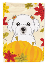 Load image into Gallery viewer, Maltese Thanksgiving Garden Flag – Decorative Outdoor Yard Flag BB2014GF