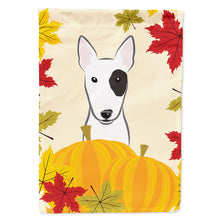 Load image into Gallery viewer, Bull Terrier Thanksgiving Flag Canvas House Size BB2015CHF
