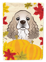 Load image into Gallery viewer, Cocker Spaniel Thanksgiving Garden Flag – Decorative Outdoor Yard Flag BB2022GF