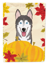 Load image into Gallery viewer, Alaskan Malamute Thanksgiving Garden Flag – Decorative Outdoor Yard Flag BB2024GF