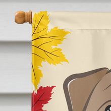 Load image into Gallery viewer, English Bulldog Thanksgiving Flag Canvas House Size BB2025CHF