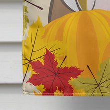Load image into Gallery viewer, English Bulldog Thanksgiving Flag Canvas House Size BB2025CHF