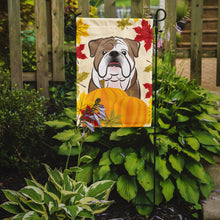 Load image into Gallery viewer, English Bulldog Thanksgiving Garden Flag – Decorative Outdoor Yard Flag BB2025GF