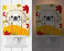 Load image into Gallery viewer, Pekingese Thanksgiving Ceramic Night Light BB2027CNL