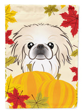 Load image into Gallery viewer, Pekingese Thanksgiving Garden Flag – Decorative Outdoor Yard Flag BB2027GF