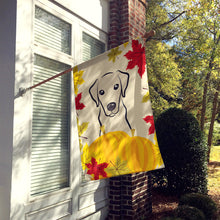 Load image into Gallery viewer, Yellow Labrador Thanksgiving Flag Canvas House Size BB2028CHF