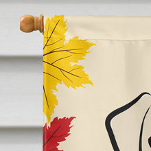 Load image into Gallery viewer, Yellow Labrador Thanksgiving Flag Canvas House Size BB2028CHF