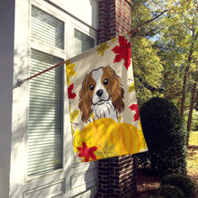 Load image into Gallery viewer, Cavalier Spaniel Thanksgiving Flag Canvas House Size BB2030CHF