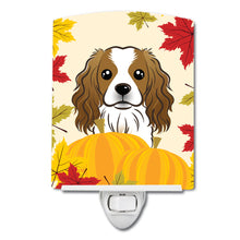 Load image into Gallery viewer, Cavalier Spaniel Thanksgiving Ceramic Night Light BB2030CNL