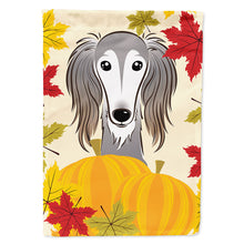 Load image into Gallery viewer, Saluki Thanksgiving Flag Canvas House Size BB2035CHF