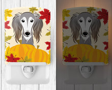Load image into Gallery viewer, Saluki Thanksgiving Ceramic Night Light BB2035CNL