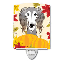 Load image into Gallery viewer, Saluki Thanksgiving Ceramic Night Light BB2035CNL