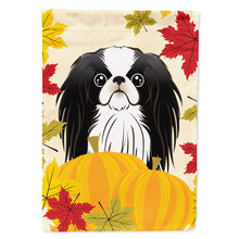 Load image into Gallery viewer, Japanese Chin Thanksgiving Flag Canvas House Size BB2036CHF