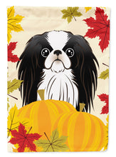 Load image into Gallery viewer, Japanese Chin Thanksgiving Garden Flag – Decorative Outdoor Yard Flag BB2036GF