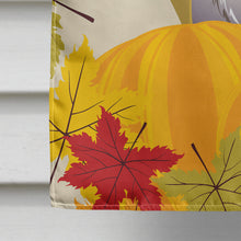 Load image into Gallery viewer, Yorkie Puppy Thanksgiving Flag Canvas House Size BB2038CHF