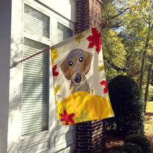 Load image into Gallery viewer, Wirehaired Dachshund Thanksgiving Flag Canvas House Size BB2039CHF