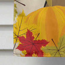 Load image into Gallery viewer, Chocolate Labrador Thanksgiving Flag Canvas House Size BB2040CHF
