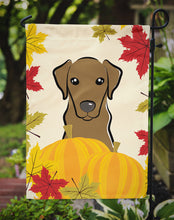 Load image into Gallery viewer, Chocolate Labrador Thanksgiving Garden Flag – Decorative Outdoor Yard Flag BB2040GF