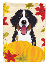 Load image into Gallery viewer, Bernese Mountain Dog Thanksgiving Garden Flag – Decorative Outdoor Yard Flag BB2043GF