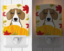 Load image into Gallery viewer, Beagle Thanksgiving Ceramic Night Light BB2045CNL