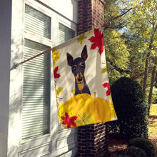 Load image into Gallery viewer, Min Pin Thanksgiving Flag Canvas House Size BB2046CHF