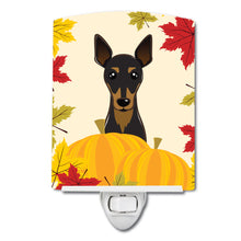 Load image into Gallery viewer, Min Pin Thanksgiving Ceramic Night Light BB2046CNL