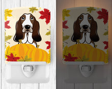 Load image into Gallery viewer, Basset Hound Thanksgiving Ceramic Night Light BB2049CNL
